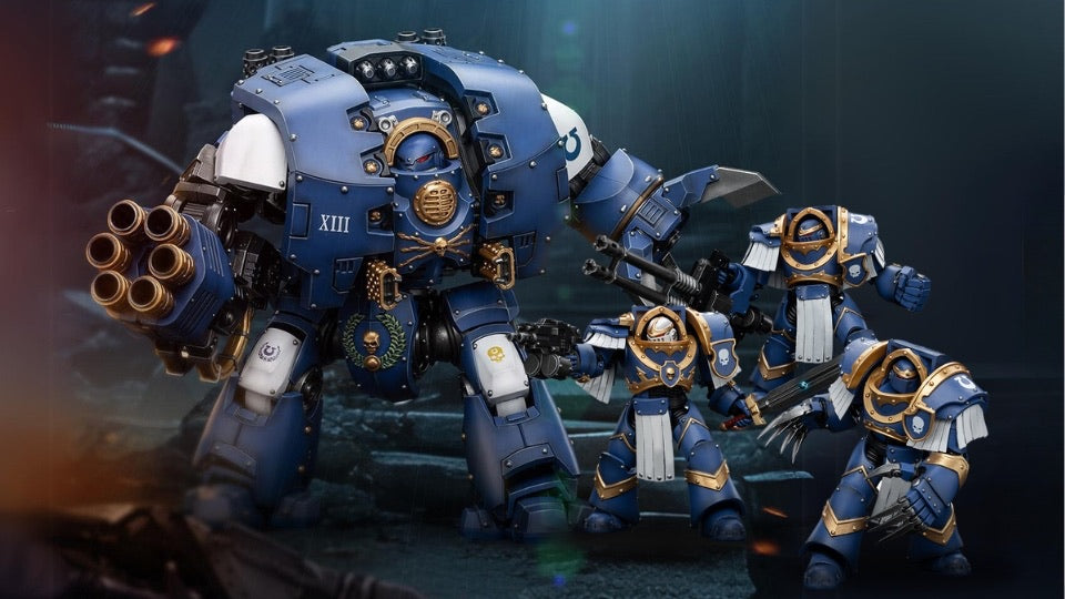 Ultramarines Leviathan Dreadnought and Cataphractii Terminator