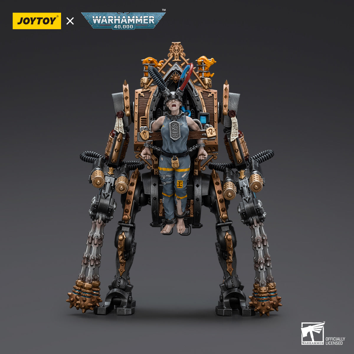 JOYTOY Warhammer 40k 1/18 Actionfigur Adepta Sororitas Battle Sister Sister Noyalle 10,7 cm Sammlerstück, Spielzeug für Kinder ab 15 Jahren und Erwachsene
