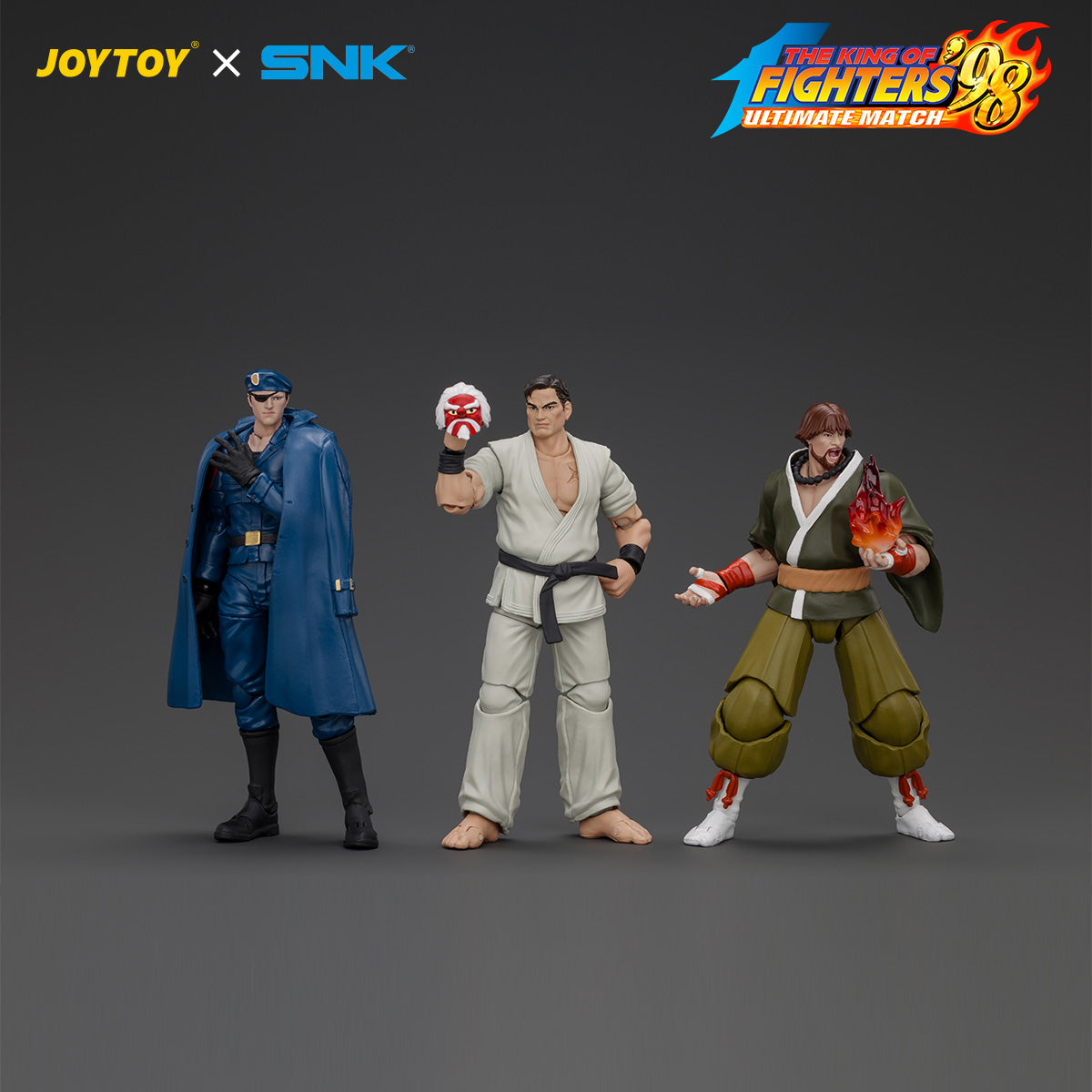 JoyToy KOF 98UM Master Team 1:18 Action Figures | King of Fighters