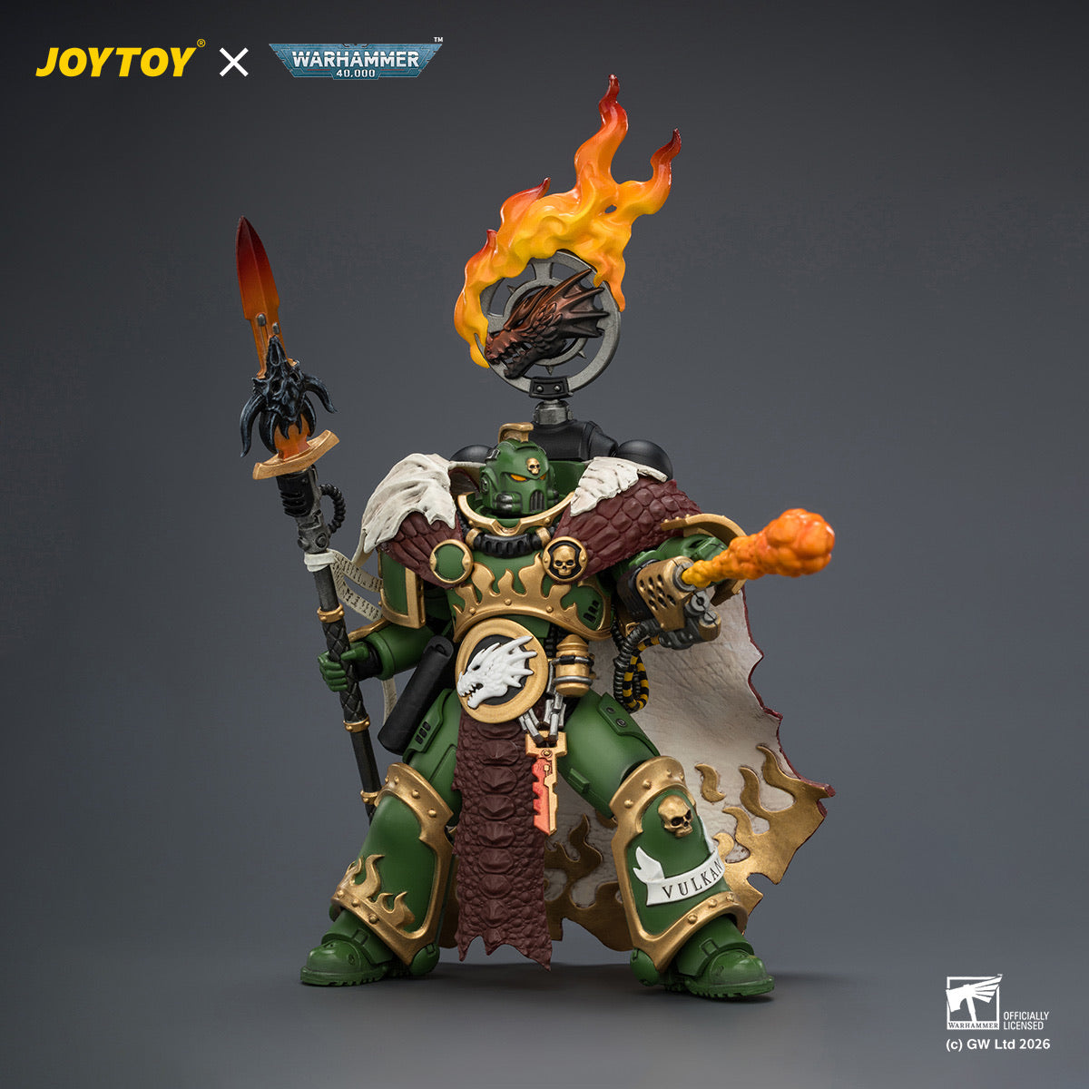 JOYTOY Salamanders Vulkan He'stan, the Forgefather 1:18 Figure