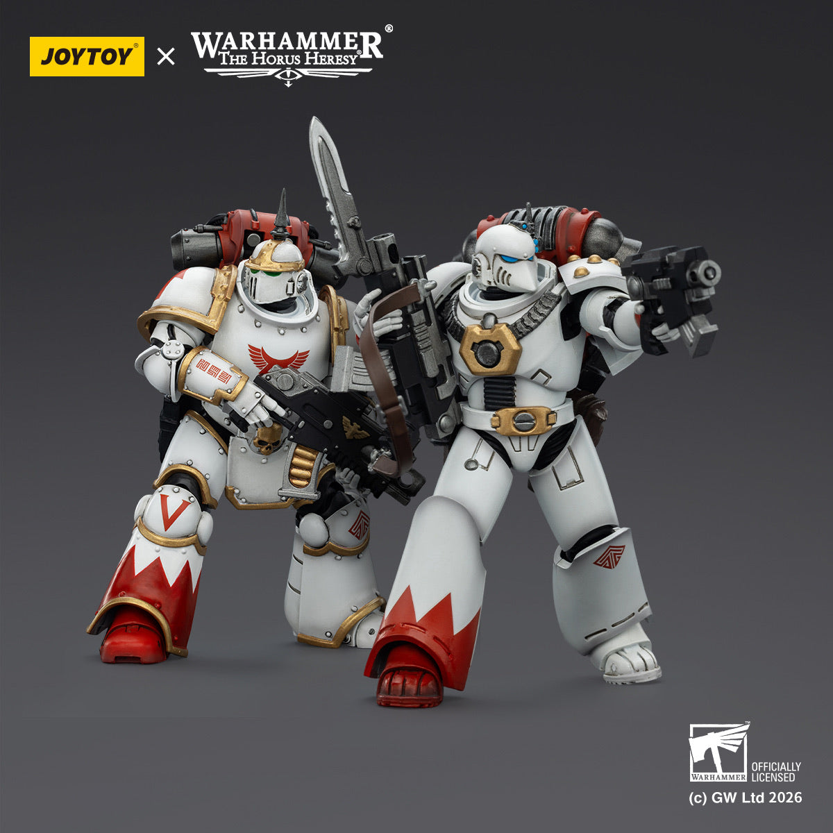 JoyToy Warhammer White Scars MKIll & MKVI Tactical Legionary