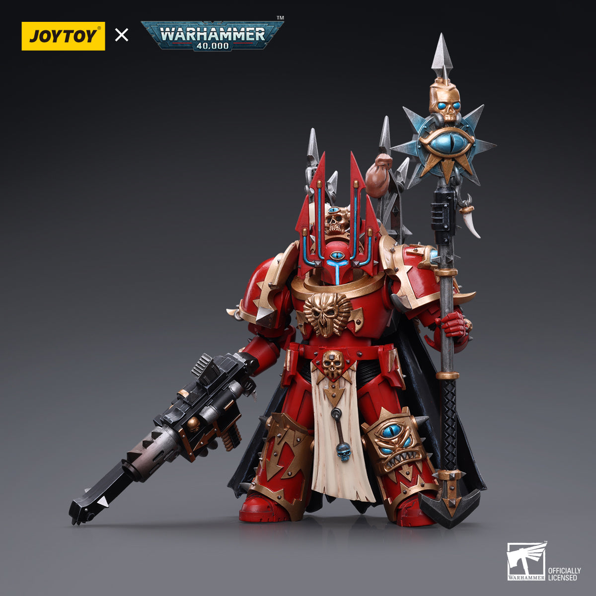 Joy Toy Statuetta di Warhammer 40k 1/18 Templari Neri Fratelli di Spada Fratelli Lombast 12 cm