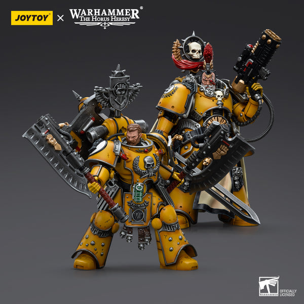 Warhammer The Horus Heresy Action Figure - Imperial Fists Legion MkIII Tactical Squad Legionary with Legion Vexilla (1/18 Scale Warhammer The Horus Heresy Action Figure - Imperial Fists Legion MkIII Tactical Squad Legionary with Legion Vexilla (1/18 Scale