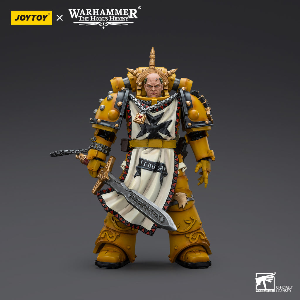 JoyToy 1/18 Warhammer Imperial Fists Sigismund, First Captain of the Imperial Fists