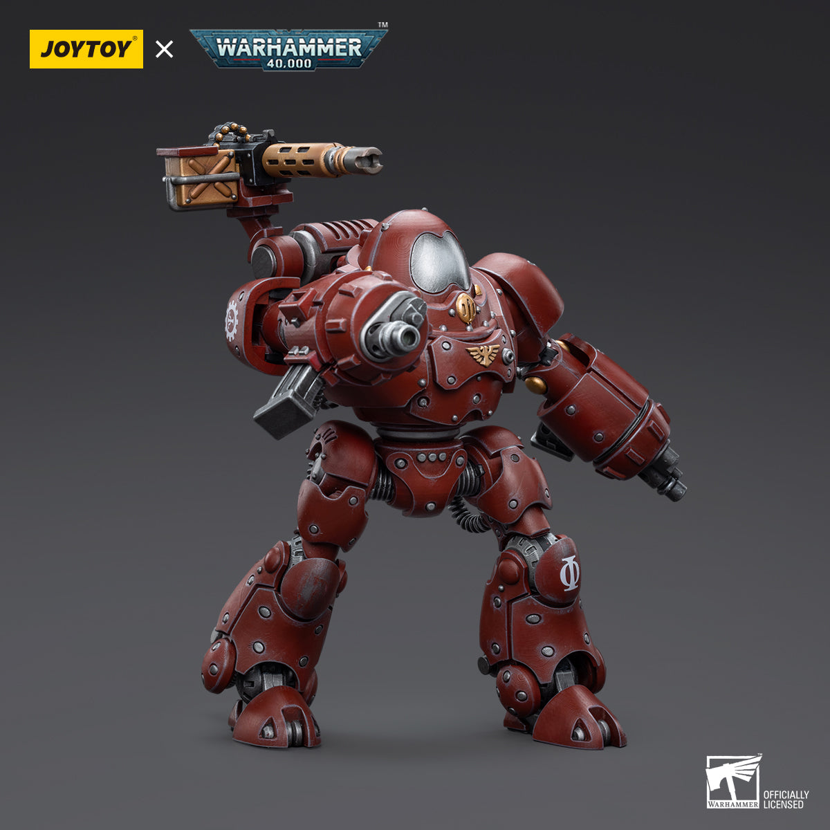 JOYTOY 1/18 Warhammer Adeptus Mechanicus Kastelan Robot with Incendine - In Demand Toys JOYTOY 1/18 Warhammer Adeptus Mechanicus Kastelan Robot with Incendine - In Demand Toys
