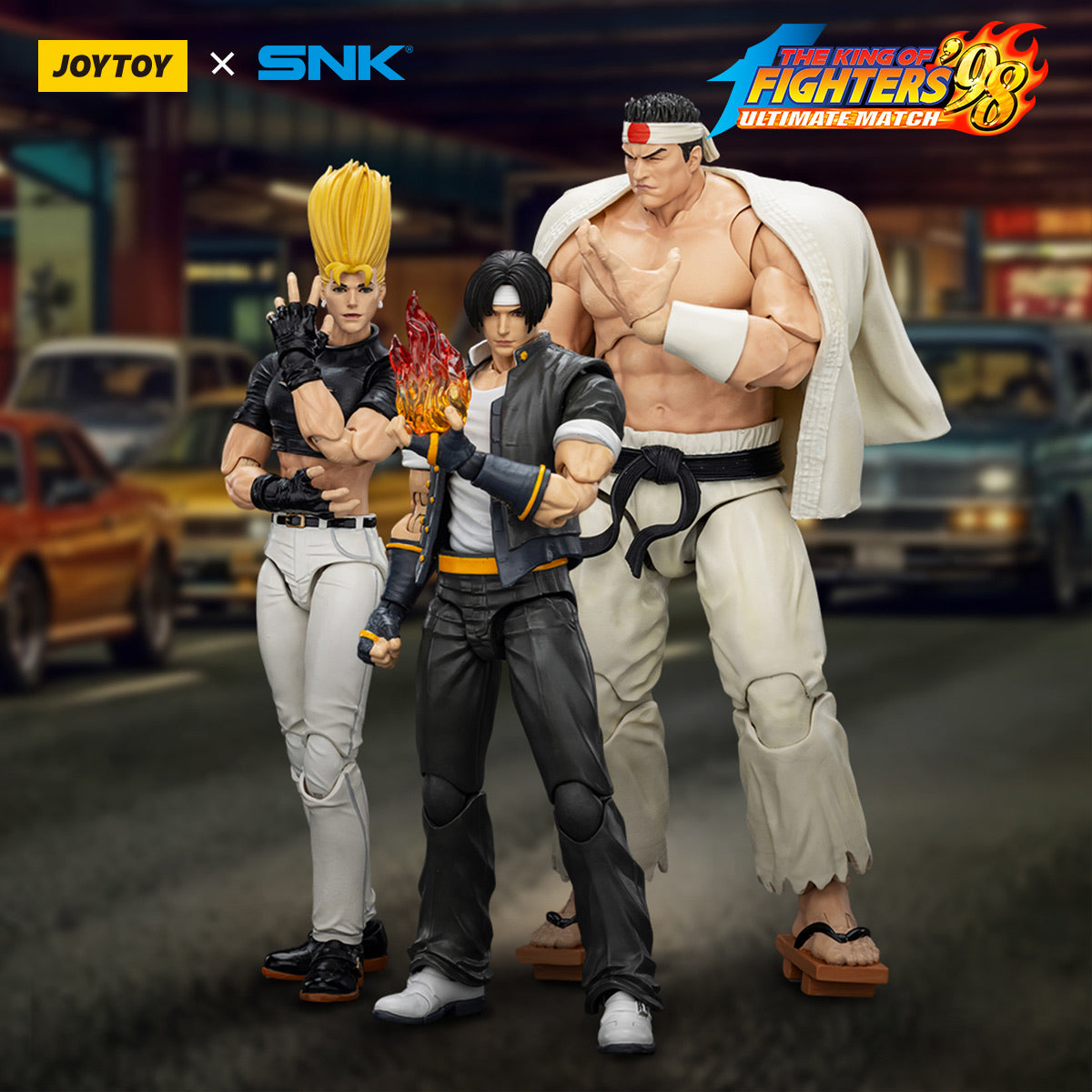 JOYTOY SNK KOF98 草薙京、ニカイドウ、ダイモン 3個セット JoyToy 1/18 KOF 98UM Hero Team – David Toys