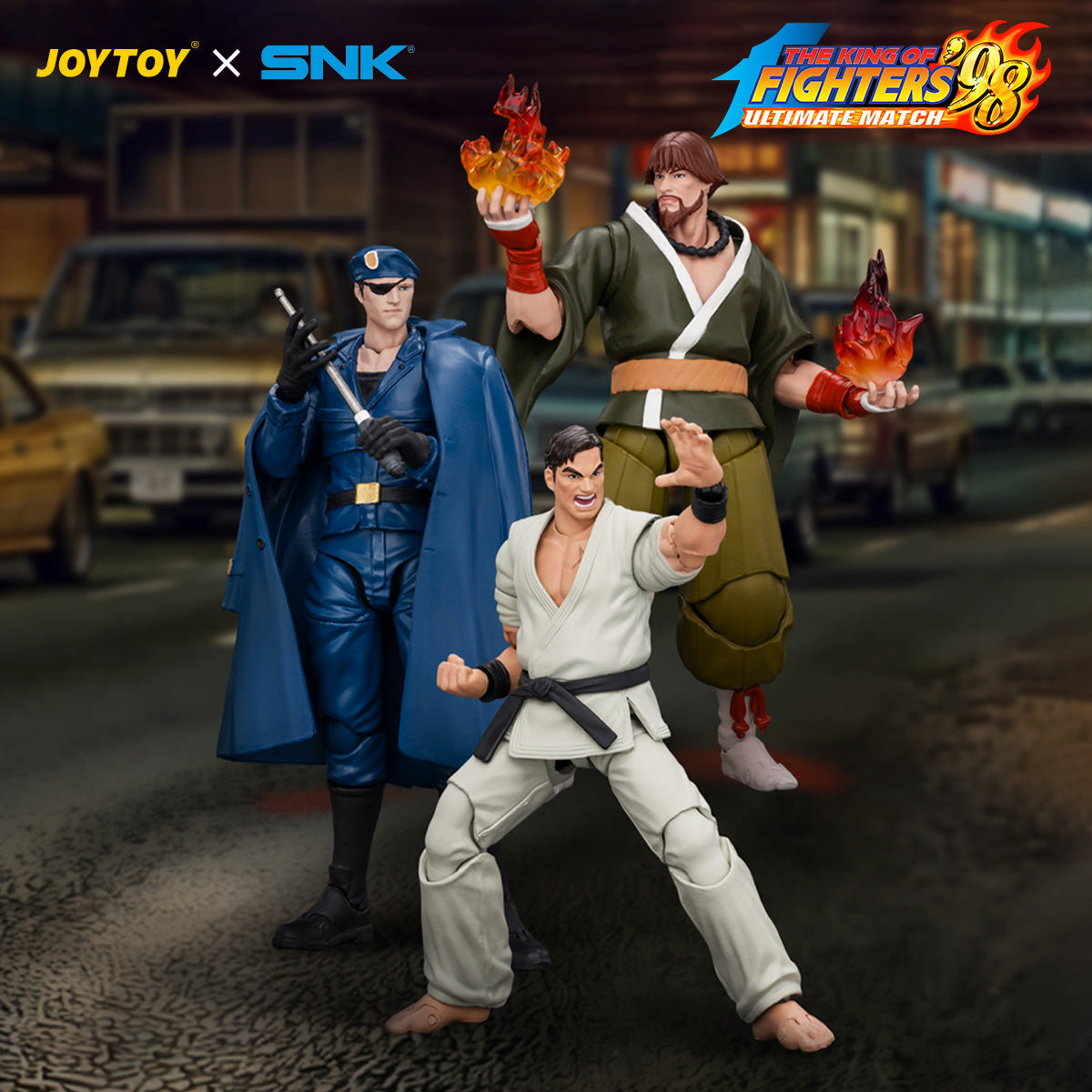 JoyToy KOF 98UM Master Team 1:18 Action Figures | King of Fighters
