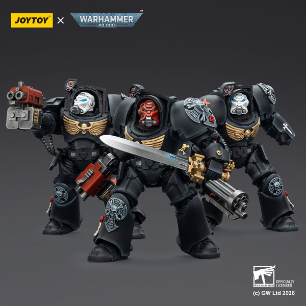 JOYTOY 1/18 Warhammer 40,000 Space Marines Black Templars JOYTOY 1/18 Warhammer 40,000 Space Marines Black Templars