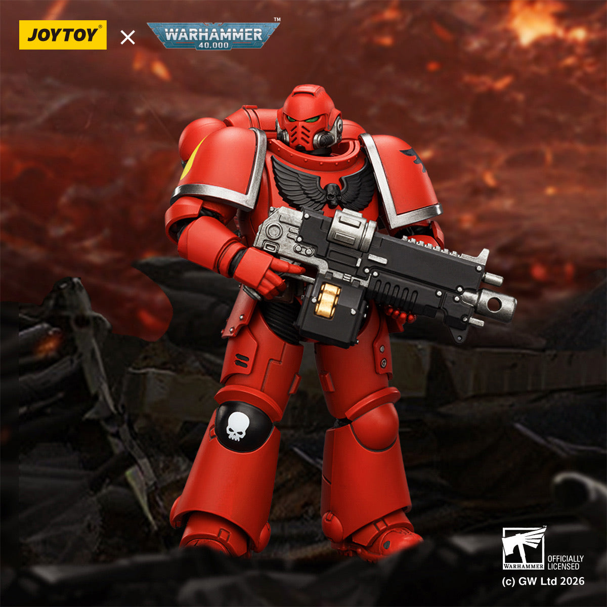 JoyToy Warhammer 40K Blood Angels Intercessor 1:18 Scale | David Toys