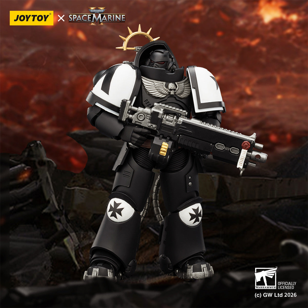 JoyToy Black Templars Heavy Intercessor | Warhammer Space Marine 2