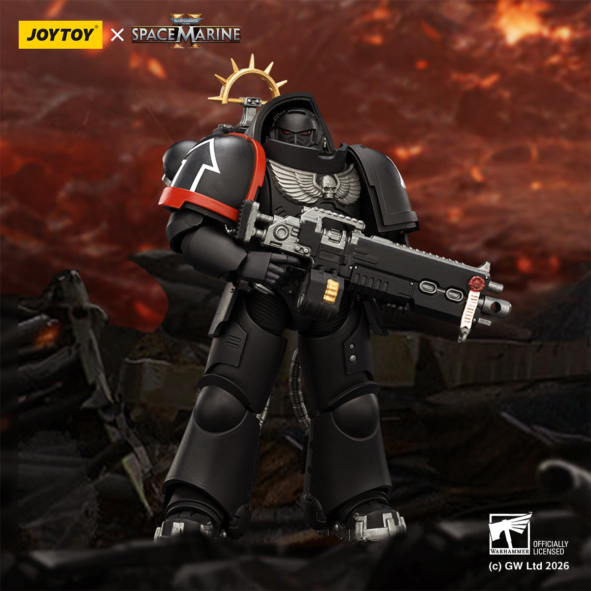 JoyToy Raven Guard Heavy Intercessor | Warhammer Space Marine 2