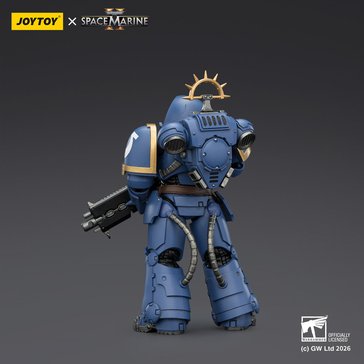 JoyToy Warhammer Space Marine 2 Ultramarines Heavy Intercessor – David Toys