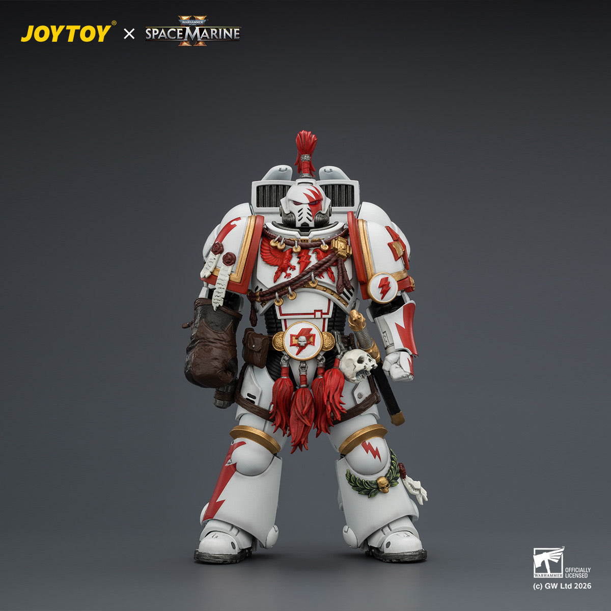 JOYTOY White Scars Assault Intercessor Champion 1:18 Figure