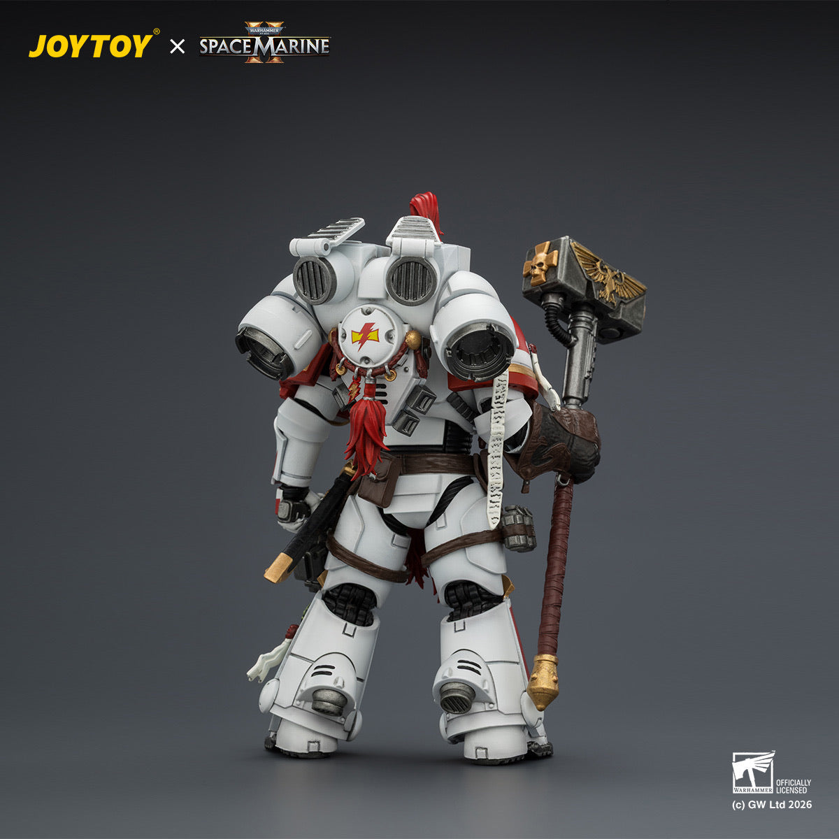 JOYTOY White Scars Assault Intercessor Champion 1:18 Figure