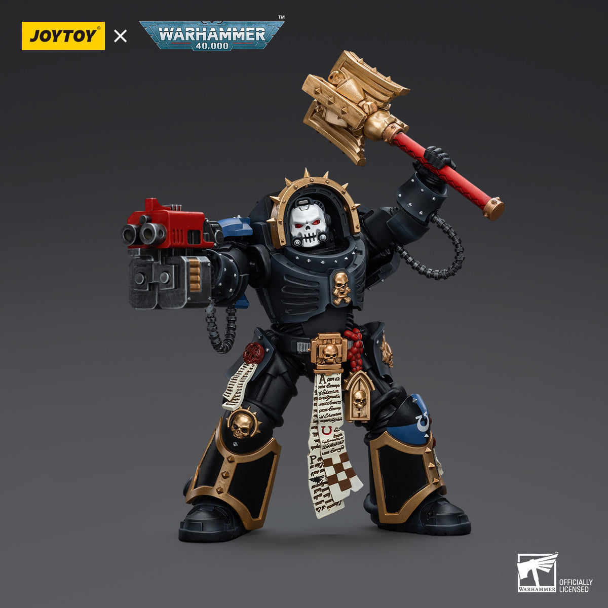 JoyToy Space Marines - Ultramarines - Chaplain in Terminator Armour 1/18 - Warhammer 40K Figurine JoyToy Space Marines - Ultramarines - Chaplain in Terminator Armour 1/18 - Warhammer 40K Figurine