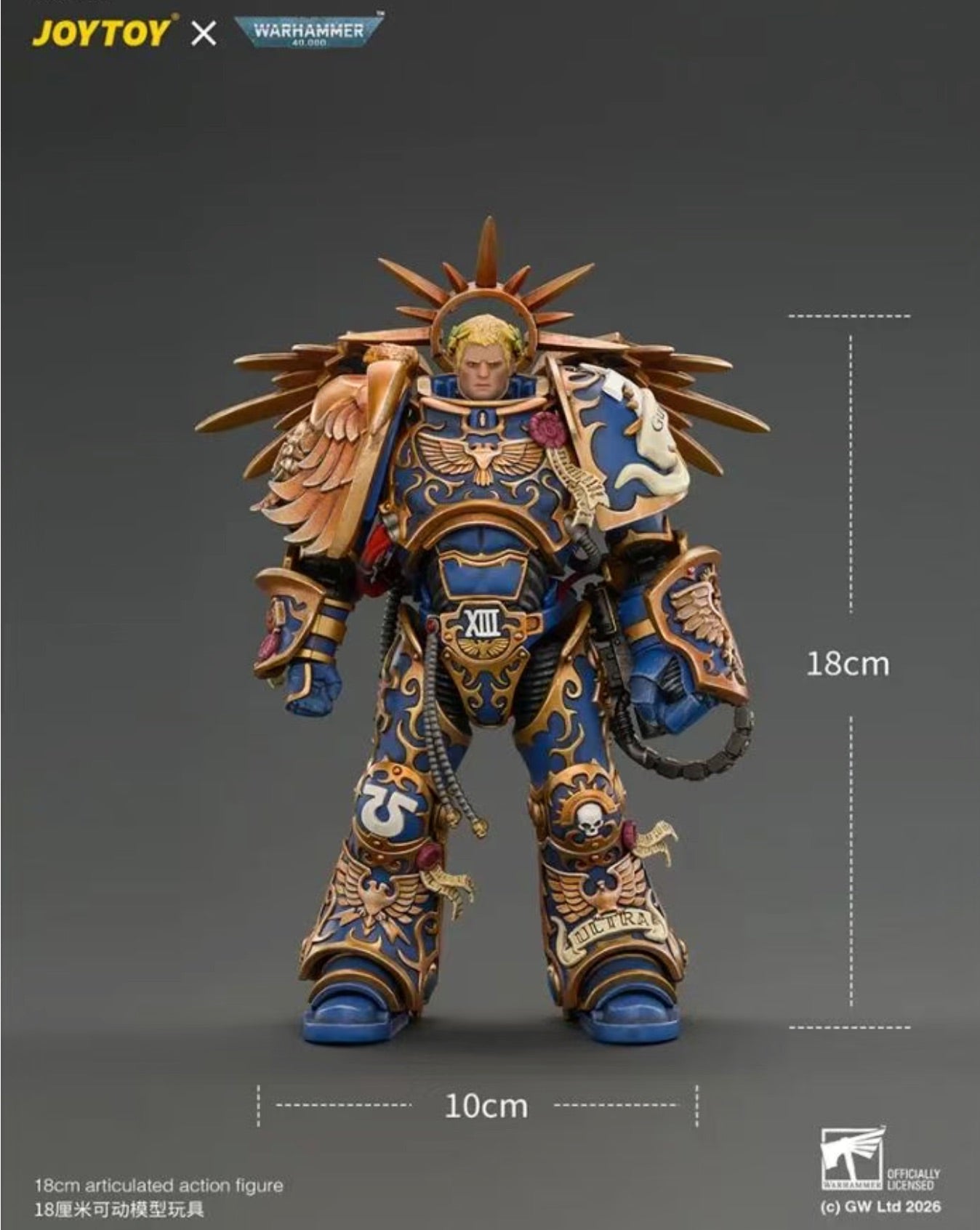 JoyToy Warhammer 40K Roboute Guilliman Primarch of the
