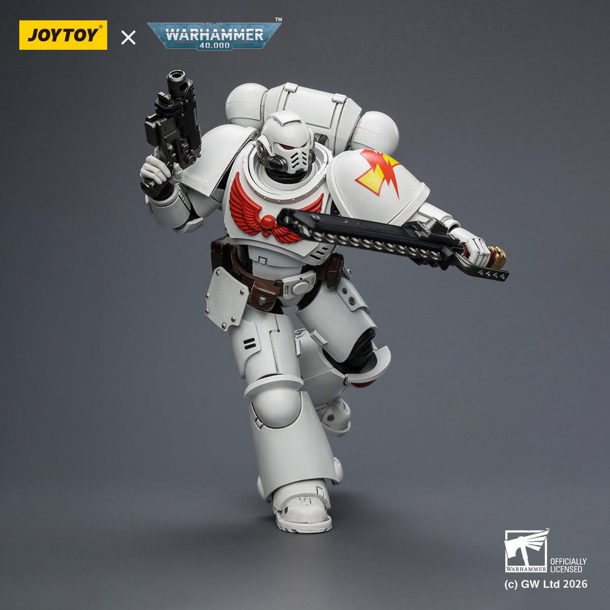 JoyToy Warhammer 40K White Scars Intercessor 1:18 Scale | David Toys