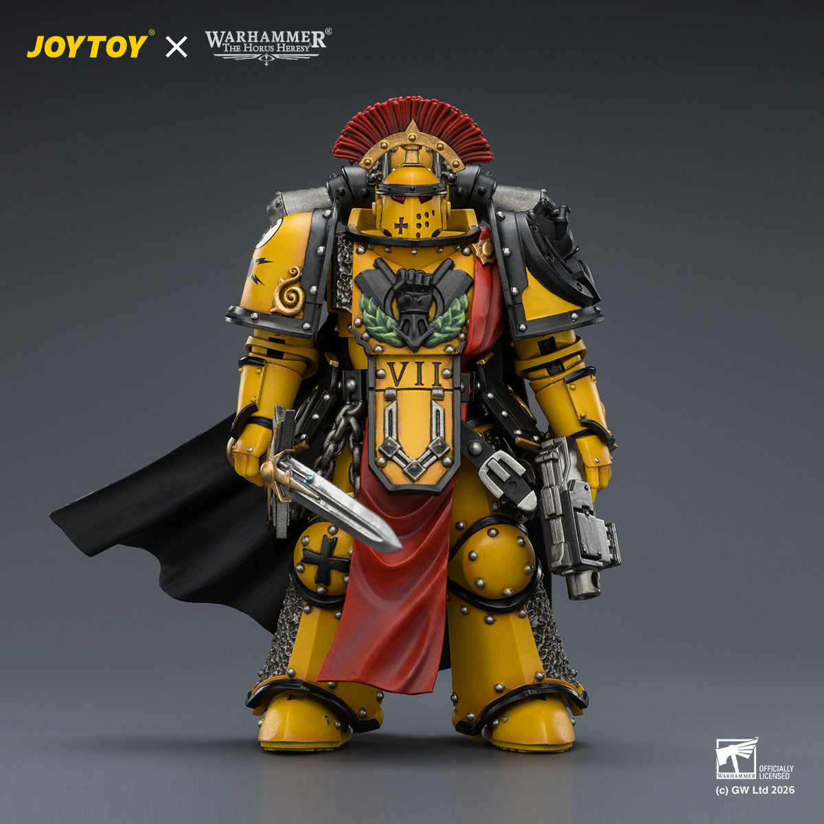 JOYTOY Imperial Fists Legion Praetor in Mk III Armour 1:18 Action
