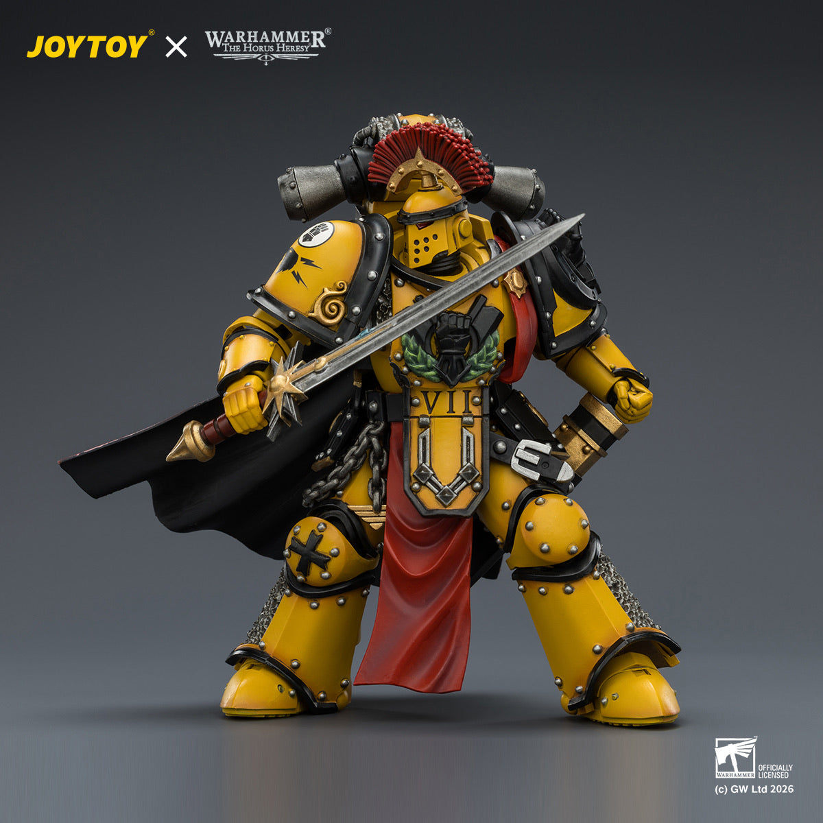 JOYTOY Imperial Fists Legion Praetor in Mk III Armour 1:18 Action