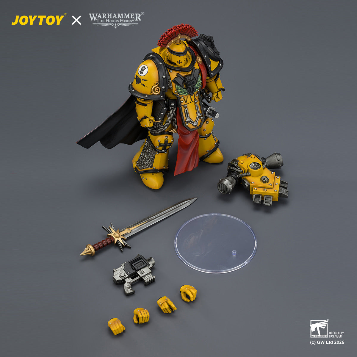 JOYTOY Imperial Fists Legion Praetor in Mk III Armour 1:18 Action