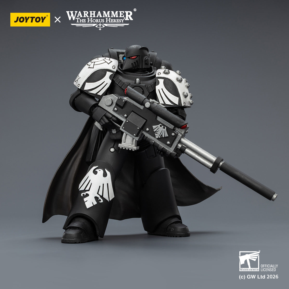 JoyToy Raven Guard Mor Deythan with Nemesis Bolt Rifle 1:18