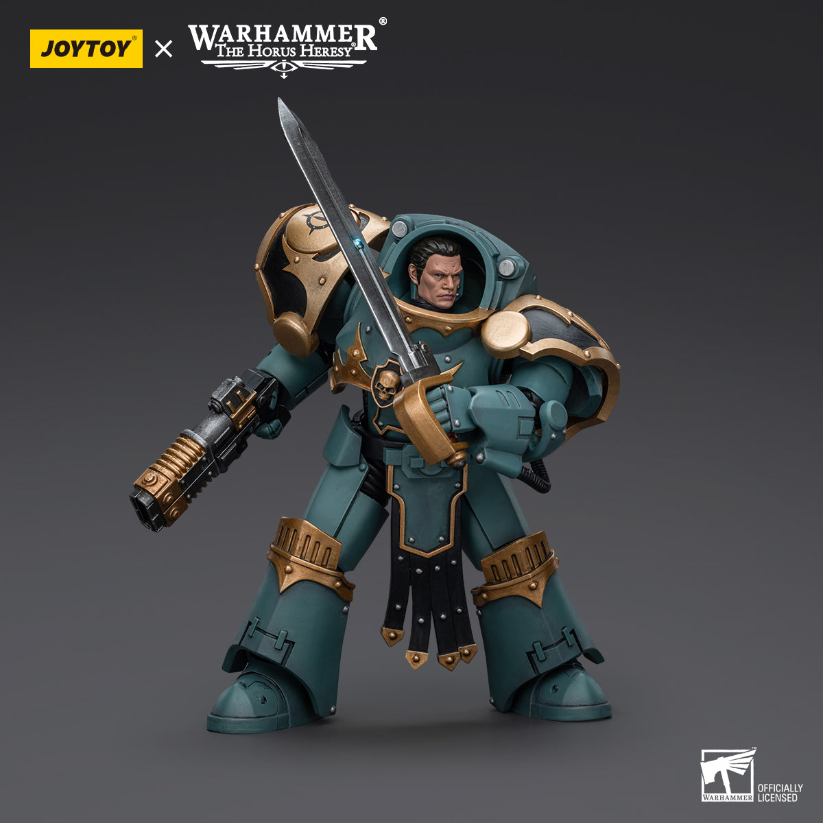 Joy Toy Warhammer The Horus Heresy Figurine 1/18 Tartaros Terminator Squad Terminator With Heavy Flamer A Joy Toy Warhammer The Horus Heresy Figurine 1/18 Tartaros Terminator Squad Terminator With Heavy Flamer A