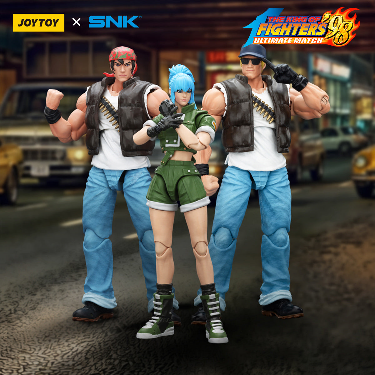 JoyToy KOF 98UM Ikari Warriors Team 1:18 Action Figures | King of