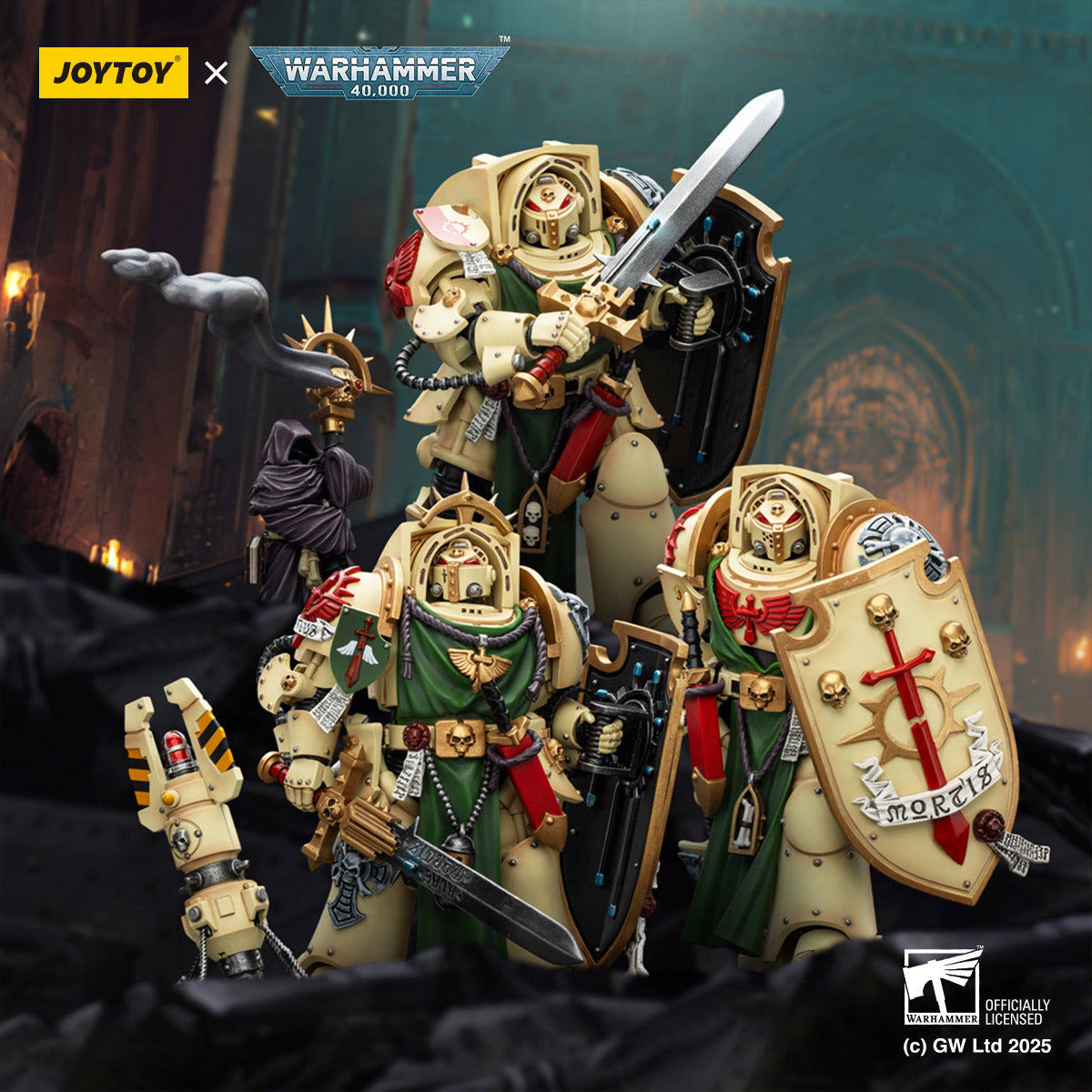 JoyToy Warhammer 40K Dark Angels Deathwing Knights – David Toys
