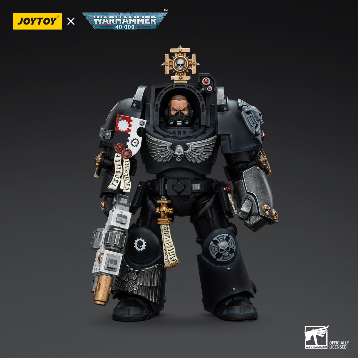 JoyToy Warhammer 40K Iron Hands Captain in Terminator Armour – David Toys