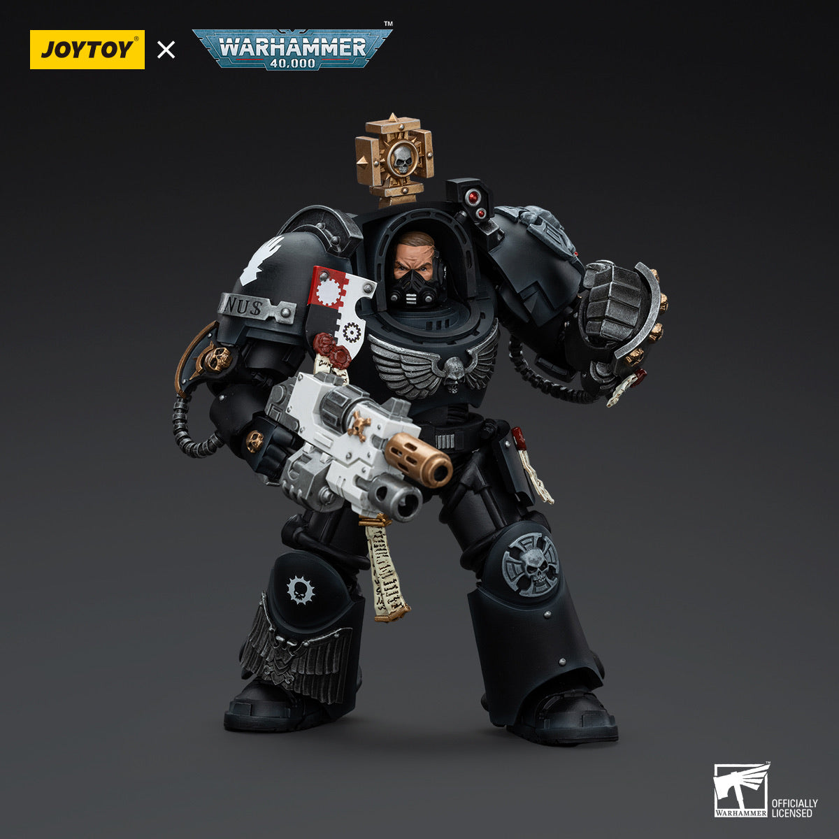 JoyToy Warhammer 40K Iron Hands Captain in Terminator Armour – David Toys