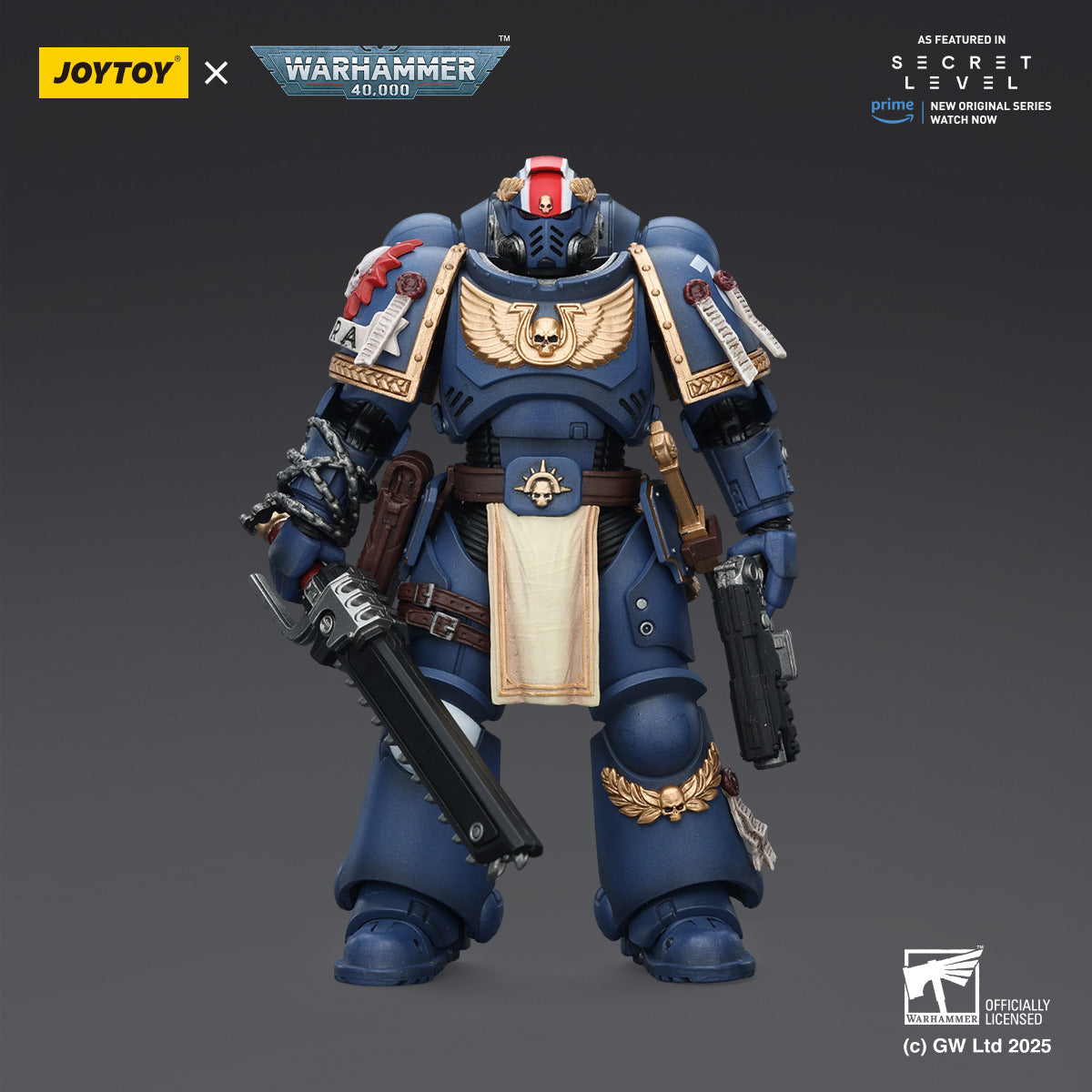 新品未開封　Joytoy Warhammer 40K フィギュア JoyToy - Warhammer 40K - Grey Knights: Strike Squad Justicar 1/18