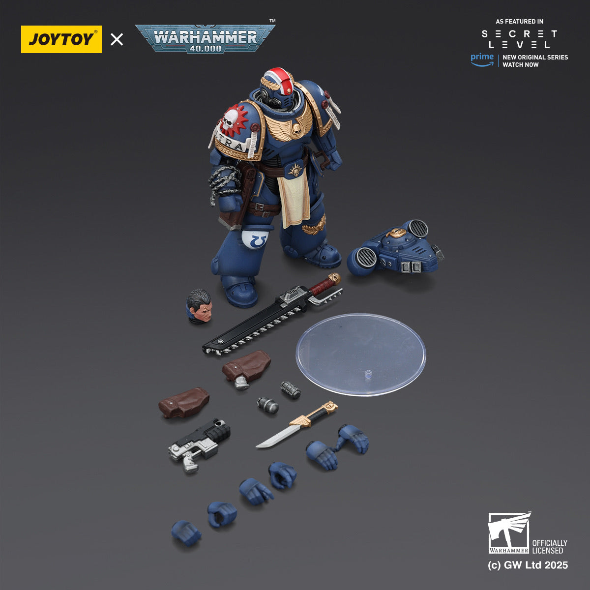 JoyToy Secret Level Ultramarines Squad 1:18 Figures + LED