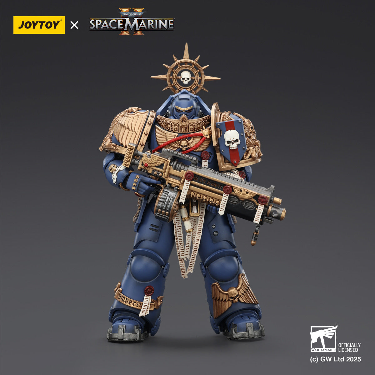 JoyToy Space Marine 2 Ultramarines Squad Figures + LED | Warhammer