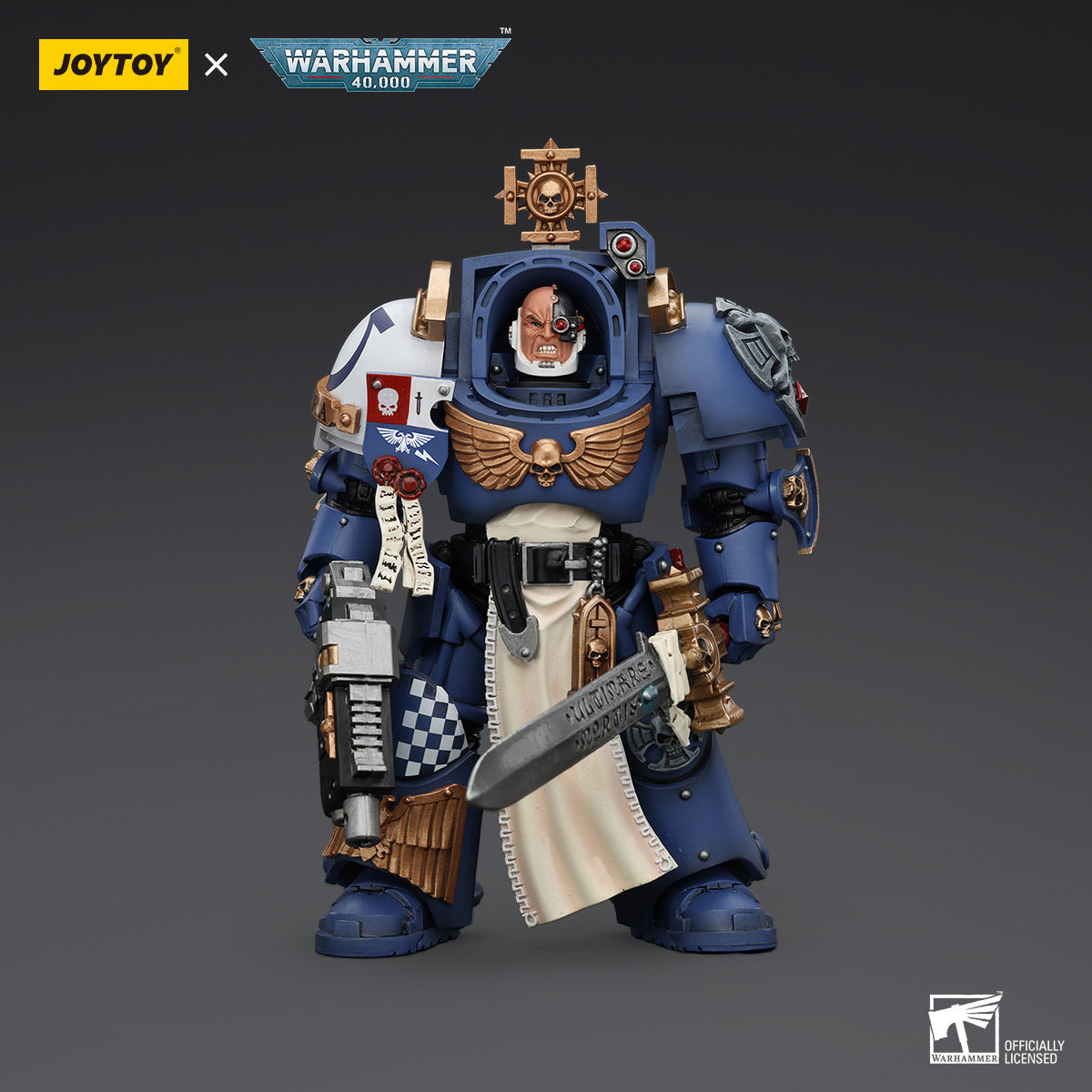 JoyToy Warhammer 40K Ultramarines Captain In Terminator Armour – David Toys