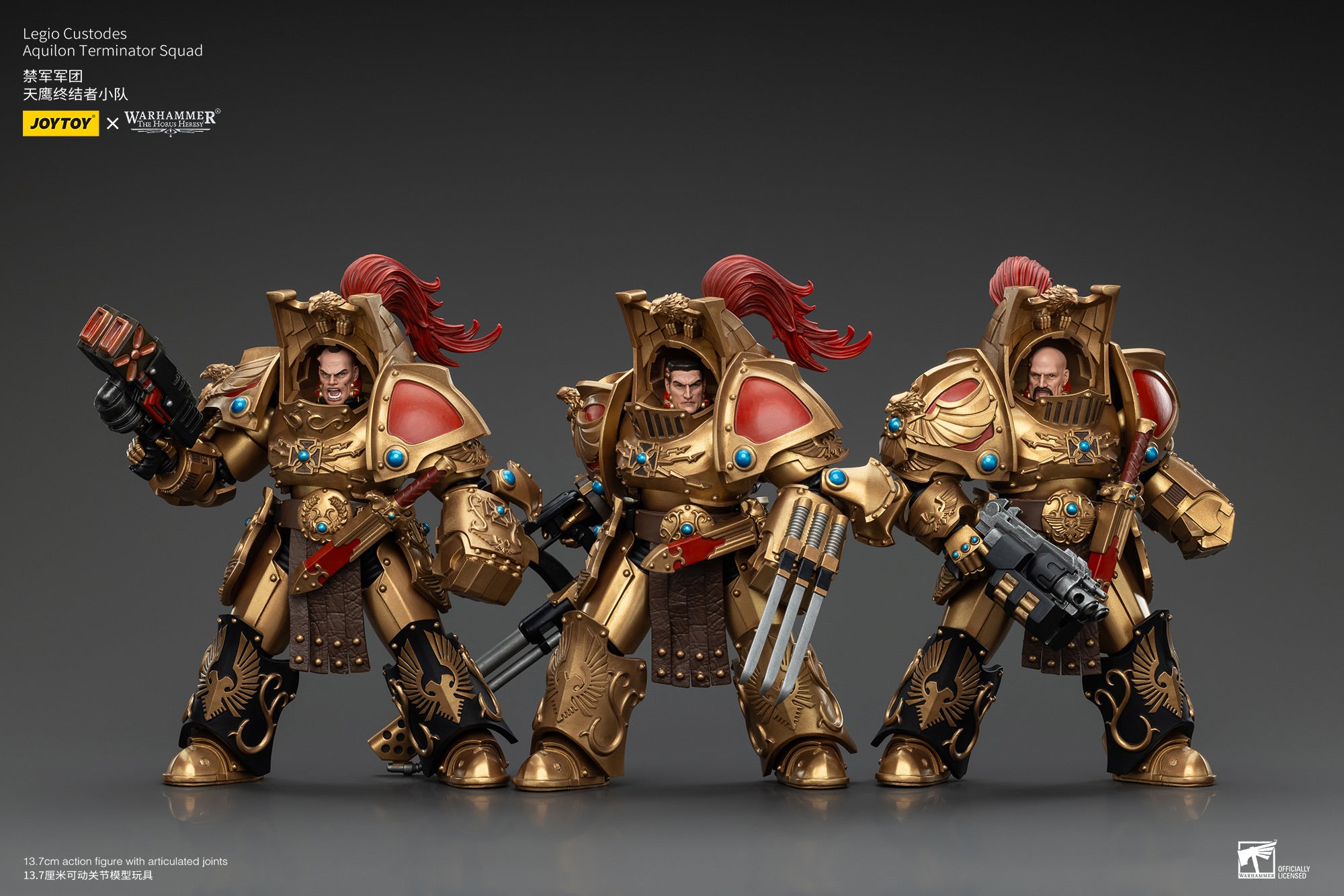 JOYTOY 1/18 Warhammer 40K Adeptus Custodes Shield-Captain In Allarus Terminator Armour Hydon Seronis Actionfigur Anime Collection Modell Geschenk JOYTOY 1/18 Warhammer 40K Adeptus Custodes Shield-Captain In Allarus Terminator Armour Hydon Seronis Actionfigur Anime Collection Modell Geschenk