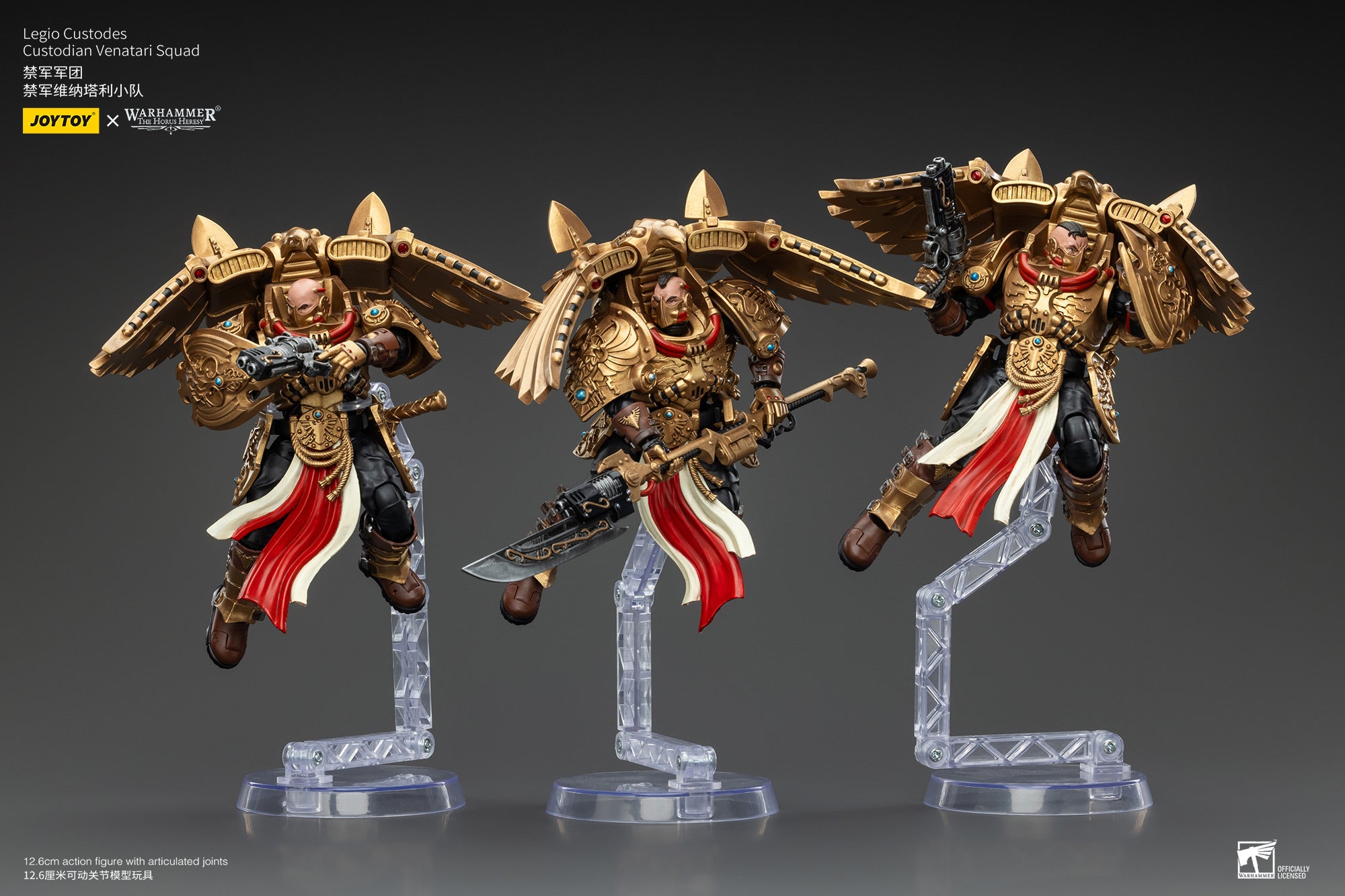 JoyToy Warhammer Legio Custodes Custodian Venatari Squad – David Toys