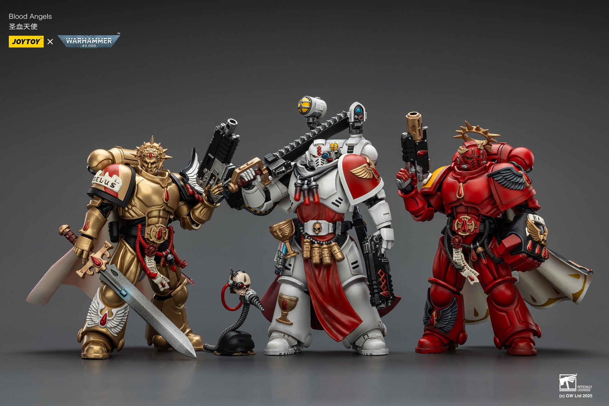 JOYTOY Warhammer 40k Blood Angels, 1/18 Blood Angels Sanguinius Primarca della IXth Legion Action Figure Collezionare Modello JOYTOY Warhammer 40k Blood Angels, 1/18 Blood Angels Sanguinius Primarca della IXth Legion Action Figure Collezionare Modello
