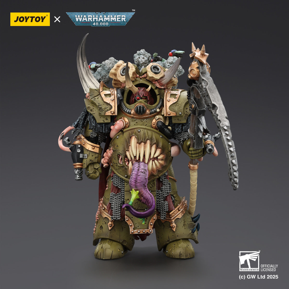 W40K JoyToy デスガード デスシュラウド ターミネーター 1 JoyToy Death Guard Deathshroud Terminator 1:18 Figure | Warhammer