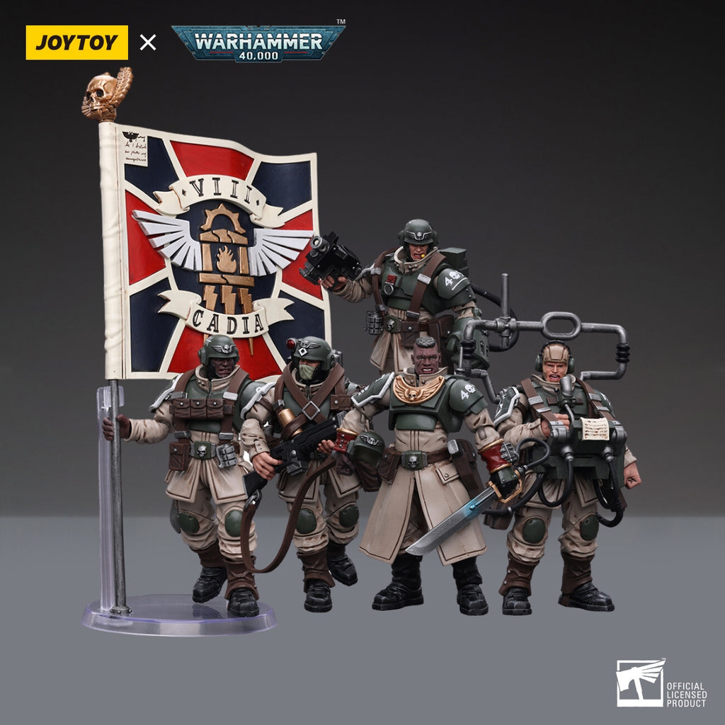 JoyToy 1/18 Warhammer 40K Astra Militarum Cadian Command Squad