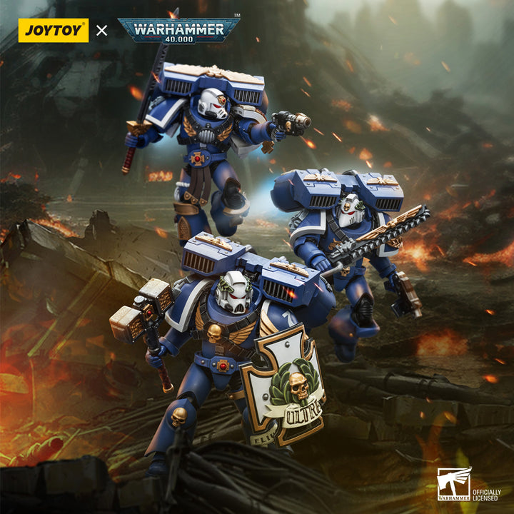 JoyToy Space Marines - Ultramarines - Vanguard Veteran Sergent 1/18 JoyToy Space Marines - Ultramarines - Vanguard Veteran Sergent 1/18