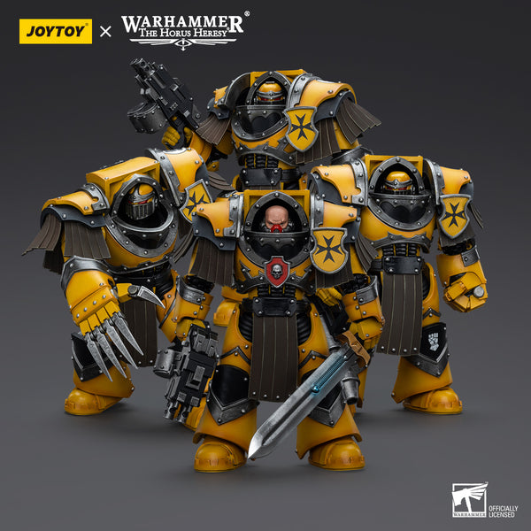 JoyToy 1/18 Warhammer Imperial Fists Legión Cataphractii Terminator Squad