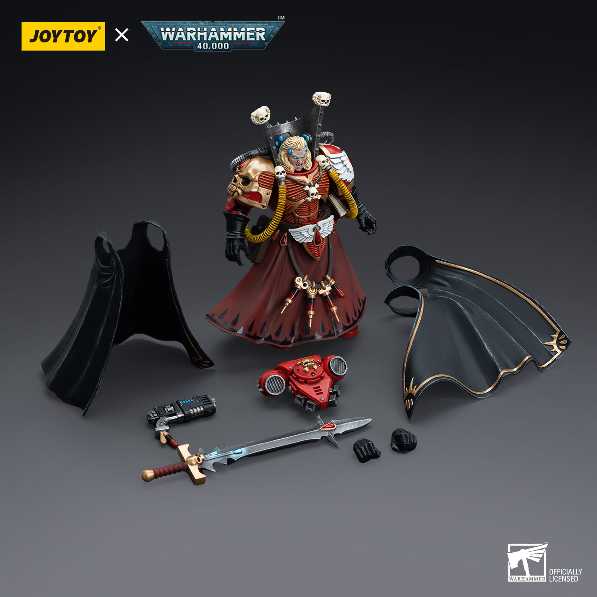 JOYTOY 1/18 Warhammer 40k Blood Angels Commander Dante – Actionfigur, Beweglich, Sammlermodell, Geschenk Für Fans JOYTOY 1/18 Warhammer 40k Blood Angels Commander Dante – Actionfigur, Beweglich, Sammlermodell, Geschenk Für Fans