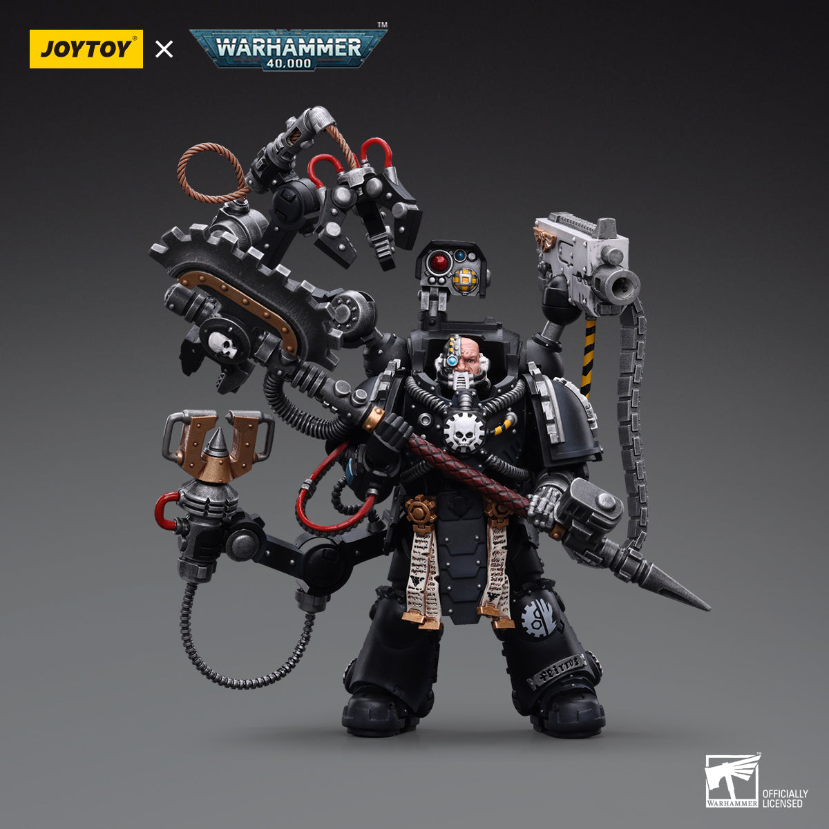 JoyToy 1/18 Warhammer 40K Iron Hands lron Father Feirros – David Toys