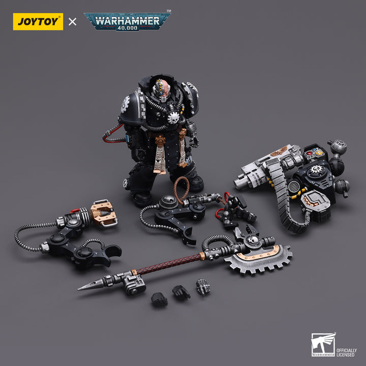 JoyToy 1/18 Warhammer 40K Iron Hands lron Father Feirros – David Toys
