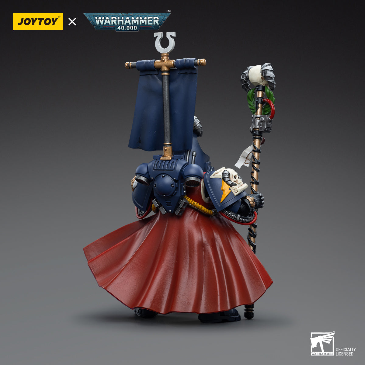 LEBOO JOYTOY Warhammer 40k 1/18 Action Figure - Ultramarines Capo Bibliotecario Tigurius, Licenza Originale, Altamente Articolata, Collezione