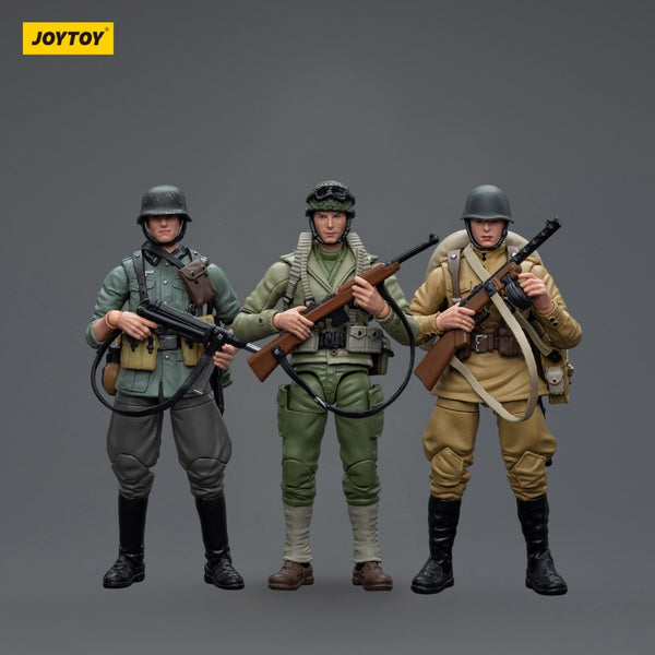 JoyToy 1/18 Figuras de acción Militar de la Segunda Guerra Mundial