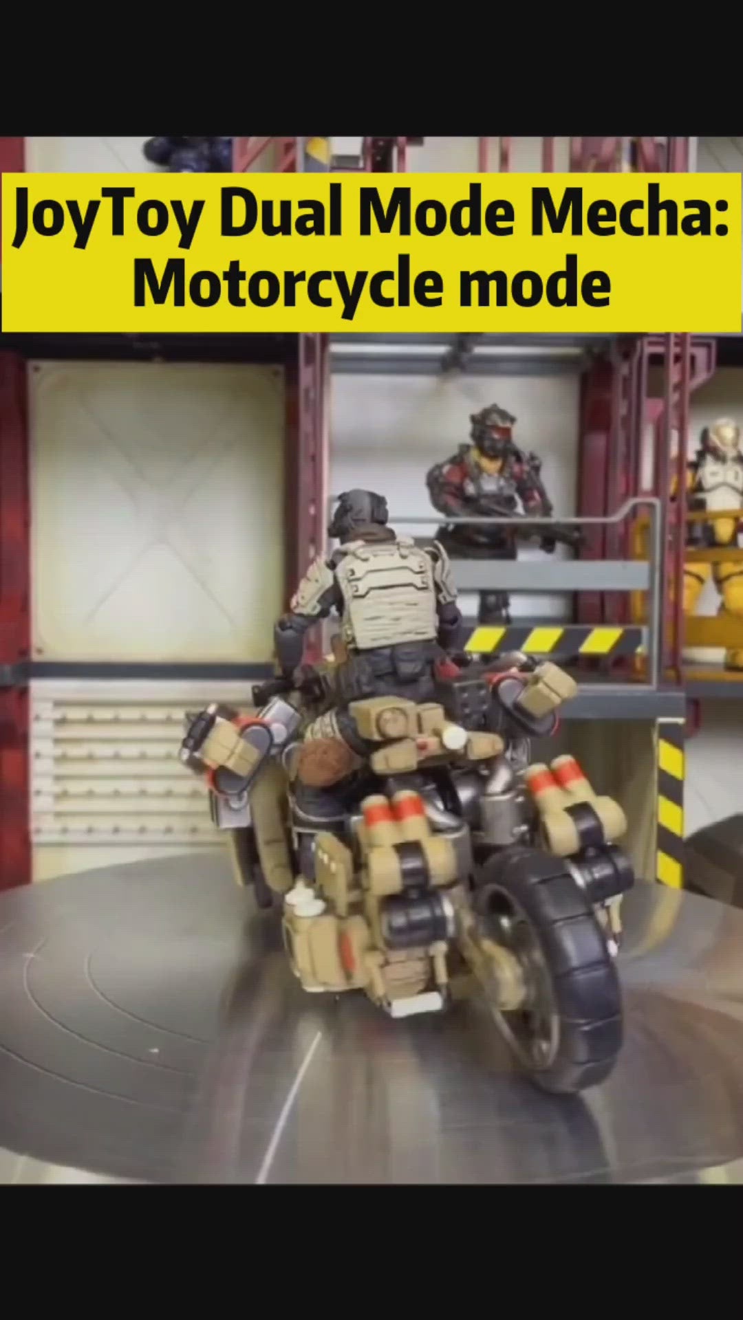 JOYTOY 1/18 X-HH02 Hurricane-Heavy Firepower Dual Mode Mecha (Sand
