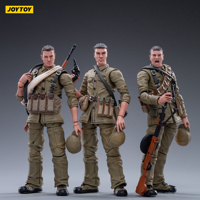 JOYTOY 1/18 Action Figures 4-Inch Chinese Army(Spring)
