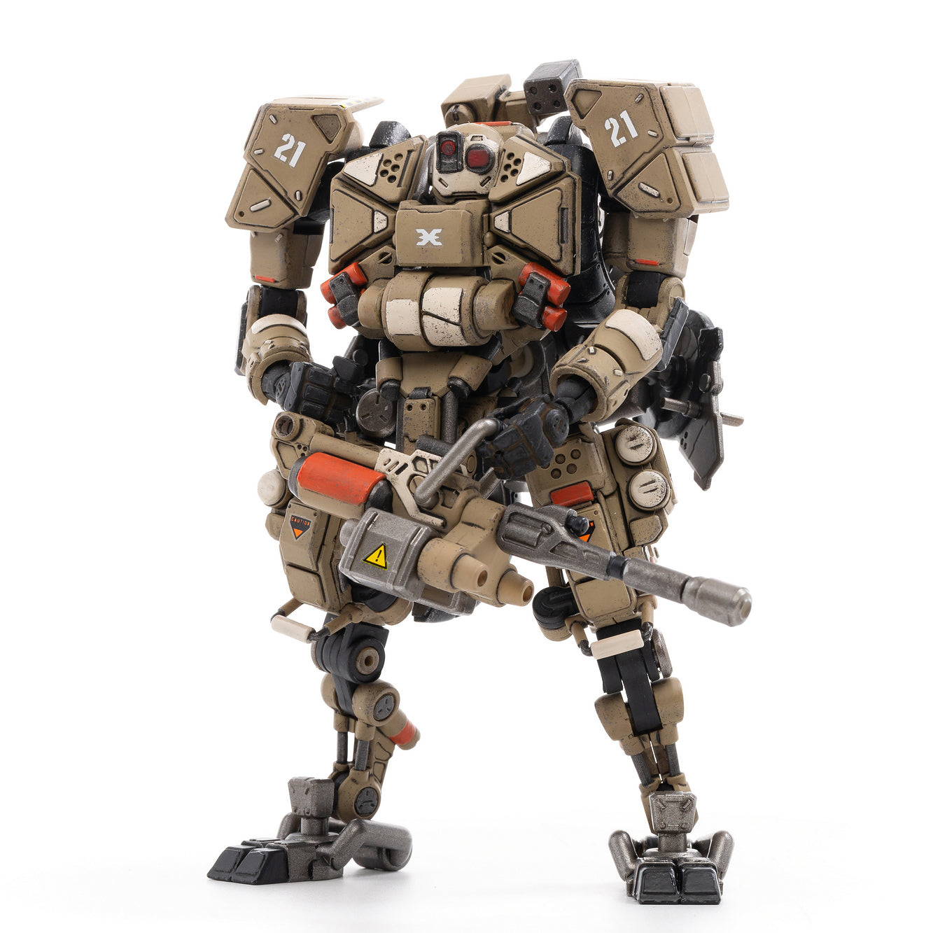 JOYTOY 1/18 X-HH02 Hurricane-Heavy Firepower Dual Mode Mecha (Sand