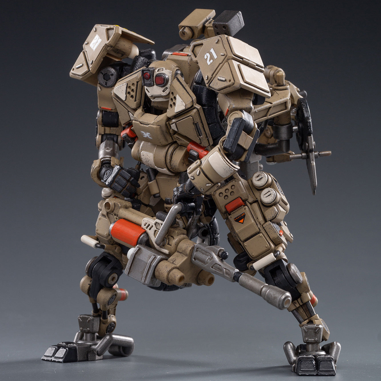 JOYTOY 1/18 X-HH02 Hurricane-Heavy Firepower Dual Mode Mecha (Sand